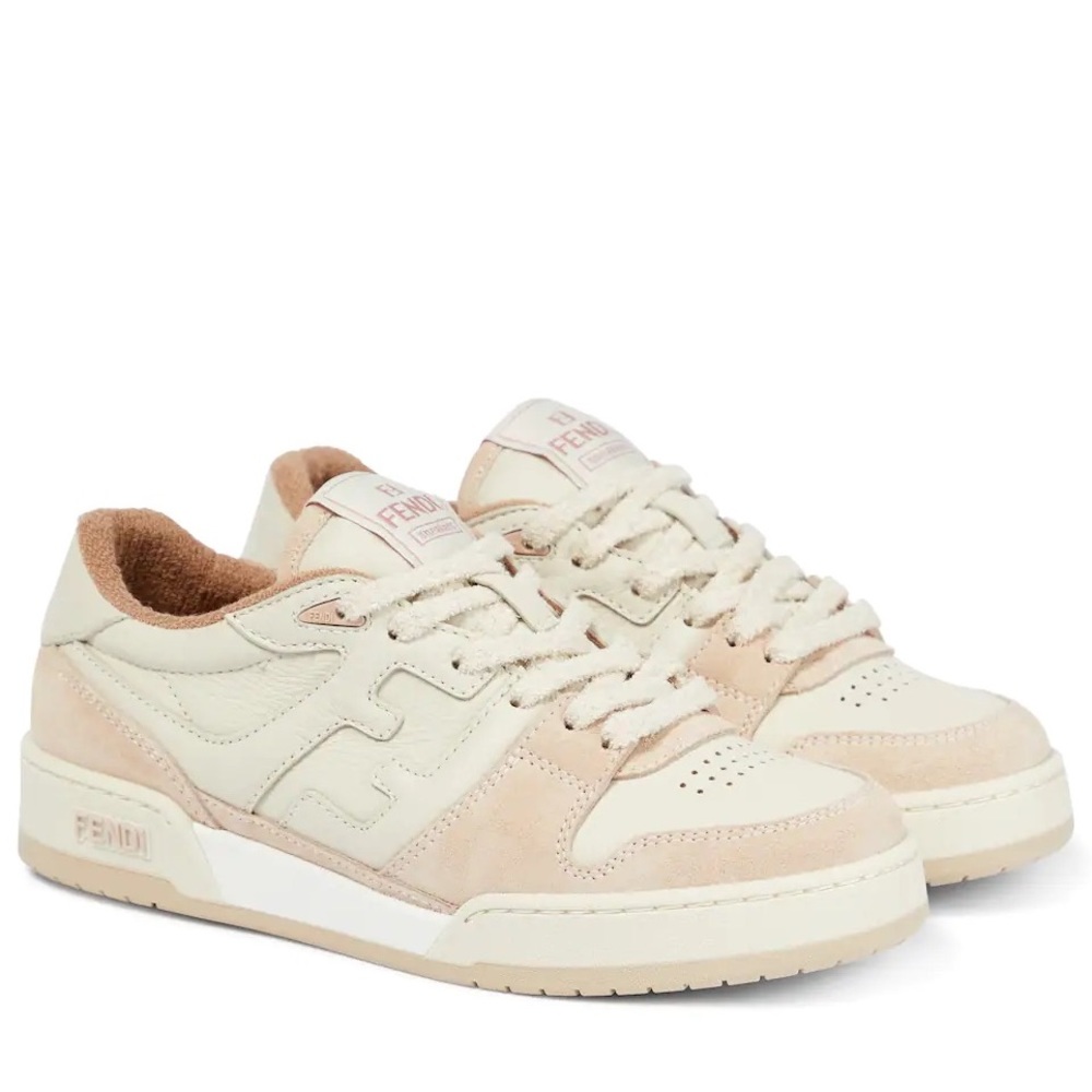 Fendi Match leather & suede sneakers, BNWT size 39